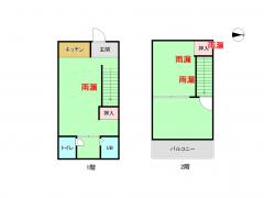 大阪府松原市天美東売テラスハウス