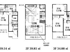 埼玉県ふじみ野市北野売戸建住宅