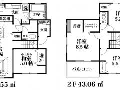 埼玉県入間郡三芳町藤久保売戸建住宅