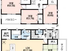 滋賀県犬上郡豊郷町高野瀬売戸建住宅