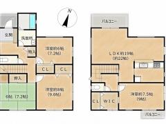 三重県名張市春日丘１番町売戸建住宅