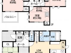 大阪府羽曳野市はびきの5丁目売戸建住宅
