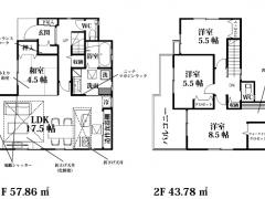 埼玉県ふじみ野市亀久保2丁目売戸建住宅