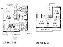 埼玉県富士見市渡戸1丁目売戸建住宅