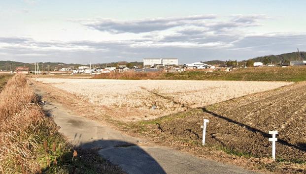 三重県名張市下小波田農地