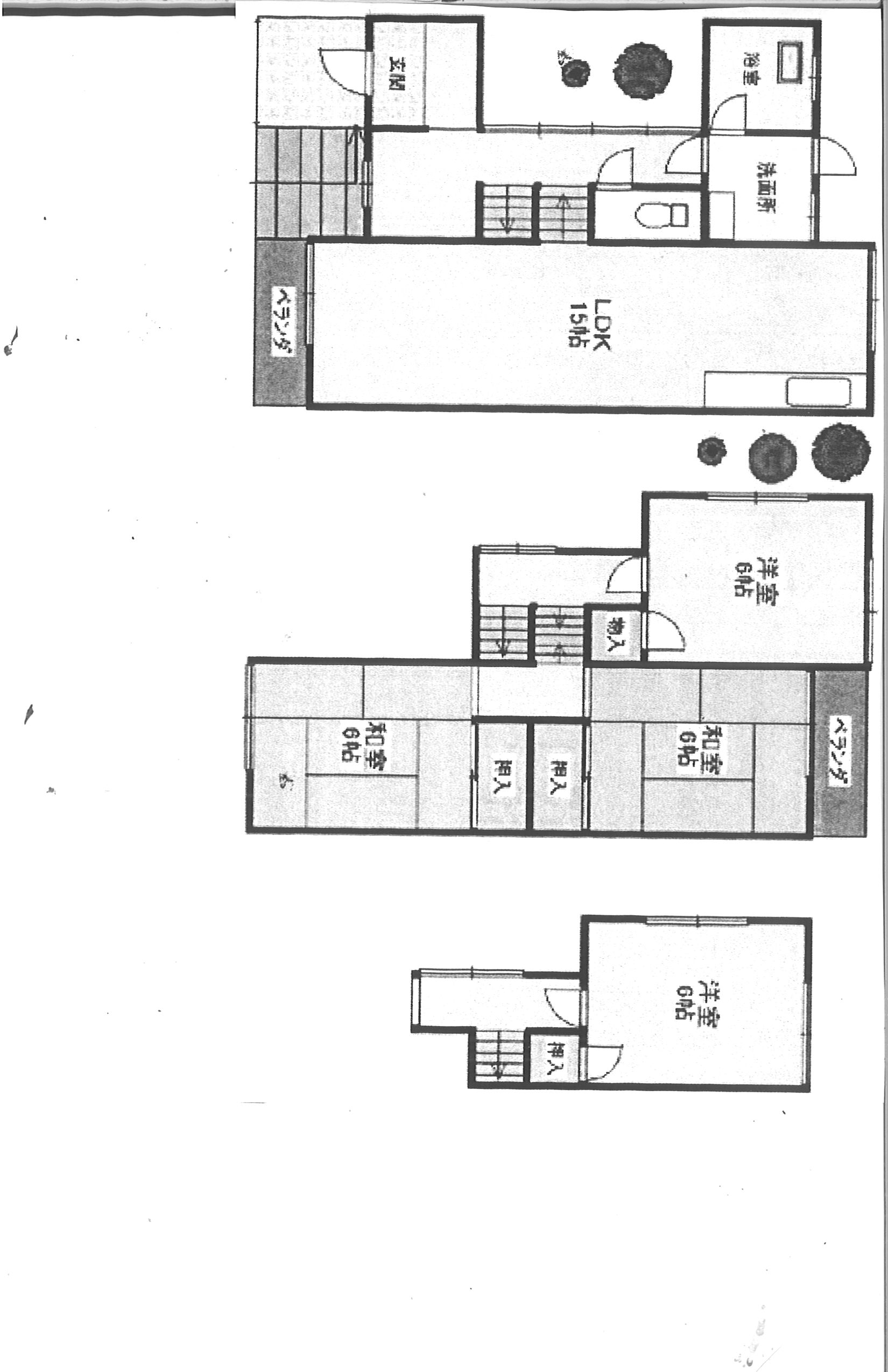 大阪府南河内郡河南町神山売テラスハウス