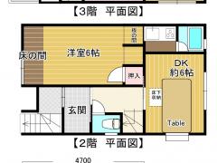 若竹町１丁目貸家