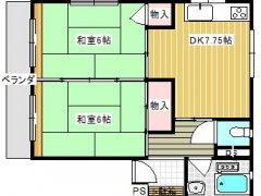 湊川第2マンション2階