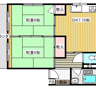 湊川第2マンション2階
